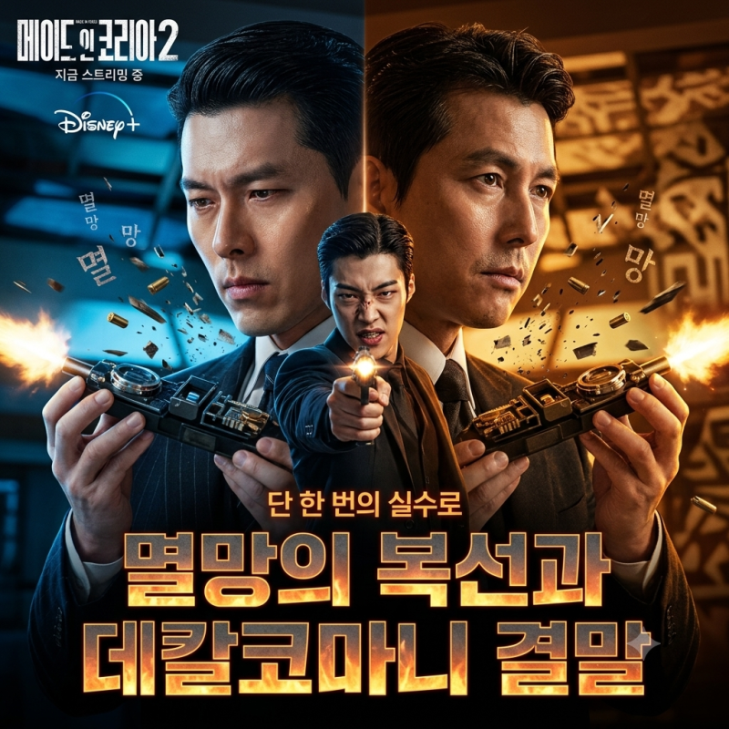 메이드 인 코리아 시즌2 결말, 현빈 vs 정우성 vs 우도환 마지막 총격전! 멸망의 복선과 데칼....