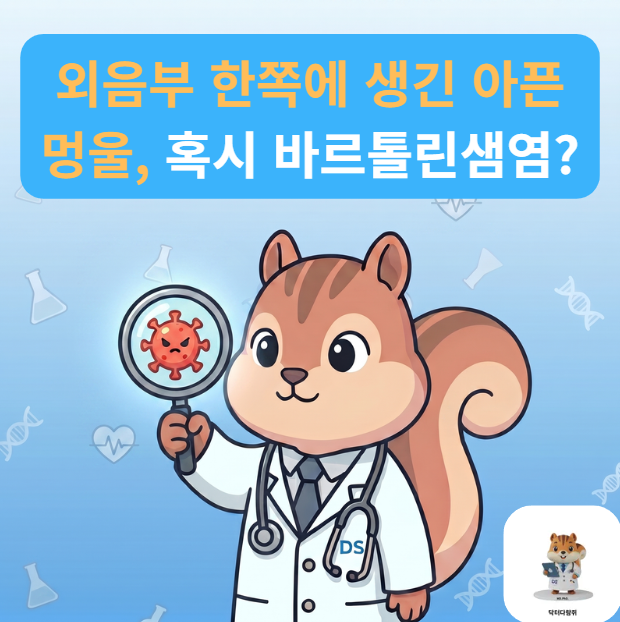 [전문의] 외음부 혹과 극심한 통증? 바르톨린샘염 원인균부터 진단, 치료법 총정리 (진단검사....