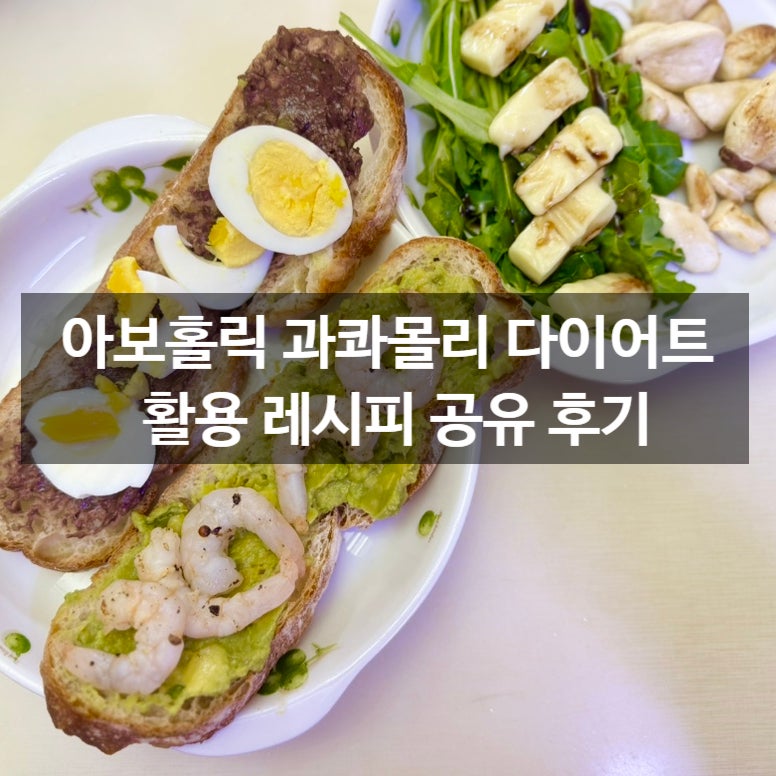 아보홀릭 과카몰리 다이어트 활용 레시피 공유 후기