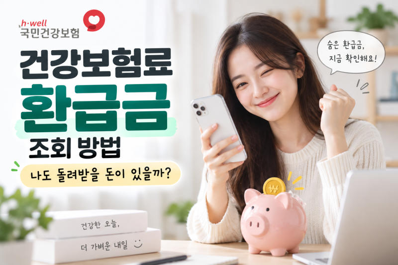 건강보험료 환급금 조회 방법｜돌려받을 돈 찾기