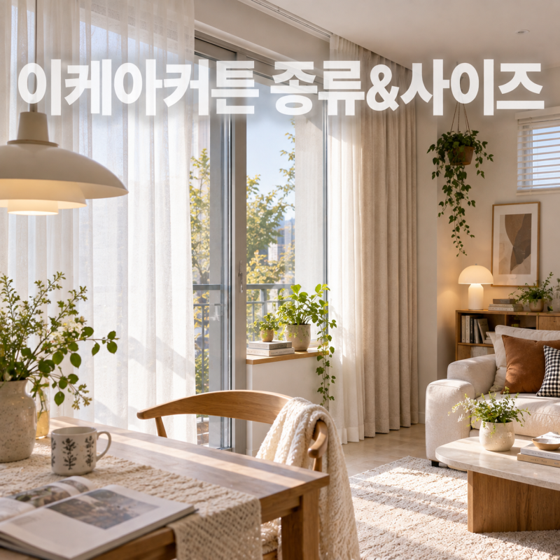 이케아커튼 종류부터 사이즈까지 실패 없이 고르는 법
