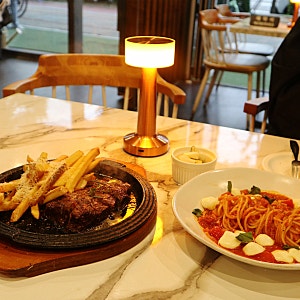 올림픽공원파스타 방이역맛집 데이트하기 좋은, 위드 (ft.내돈내산 포함)