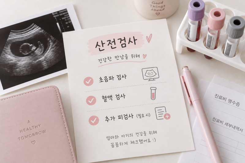 e보건소 산전검사 후기 | 지원 신청부터 산전검사, 검사비 청구까지