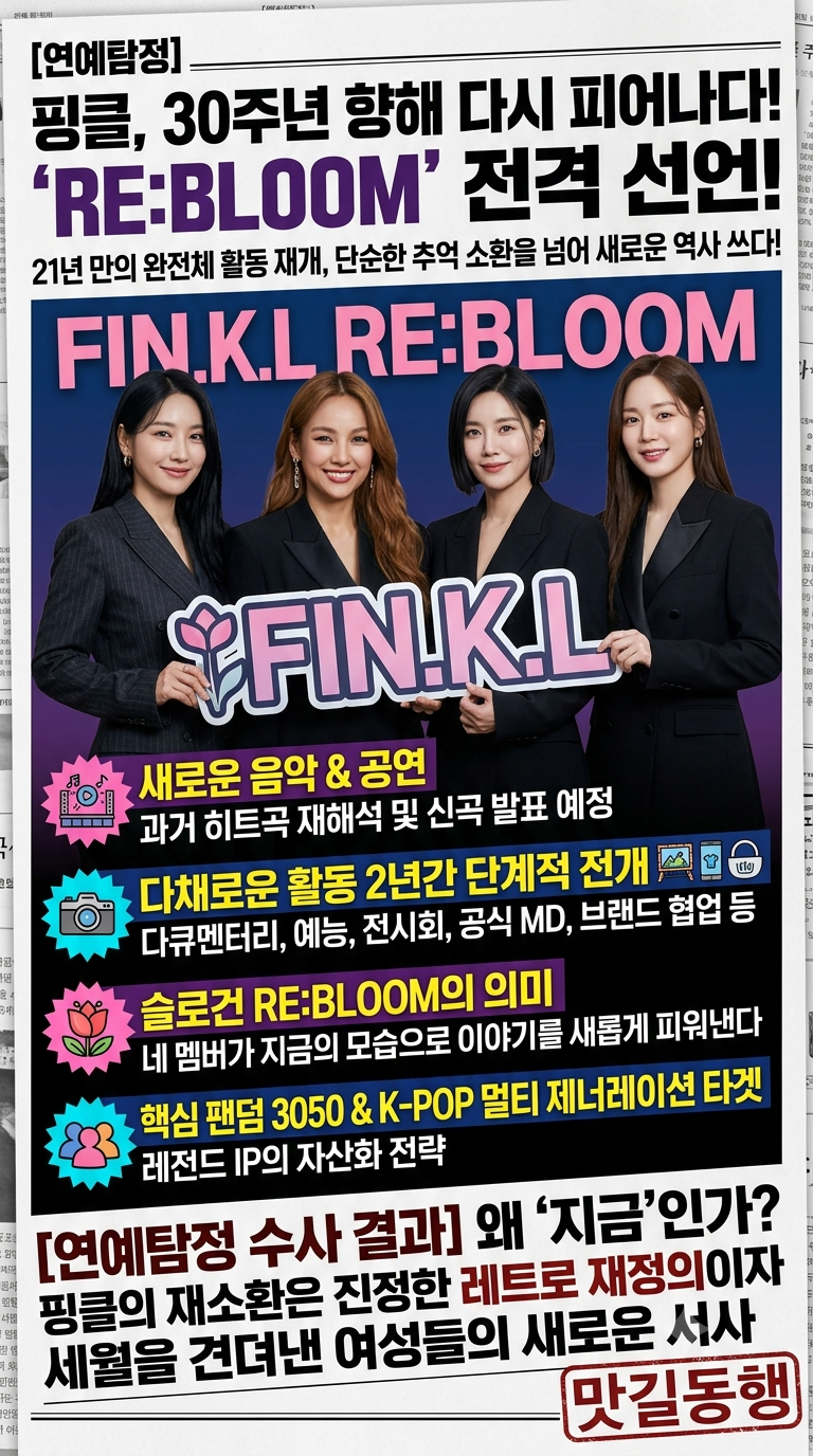 [연예탐정] 핑클은 왜 30주년을 앞두고 지금 다시 피어나는가?