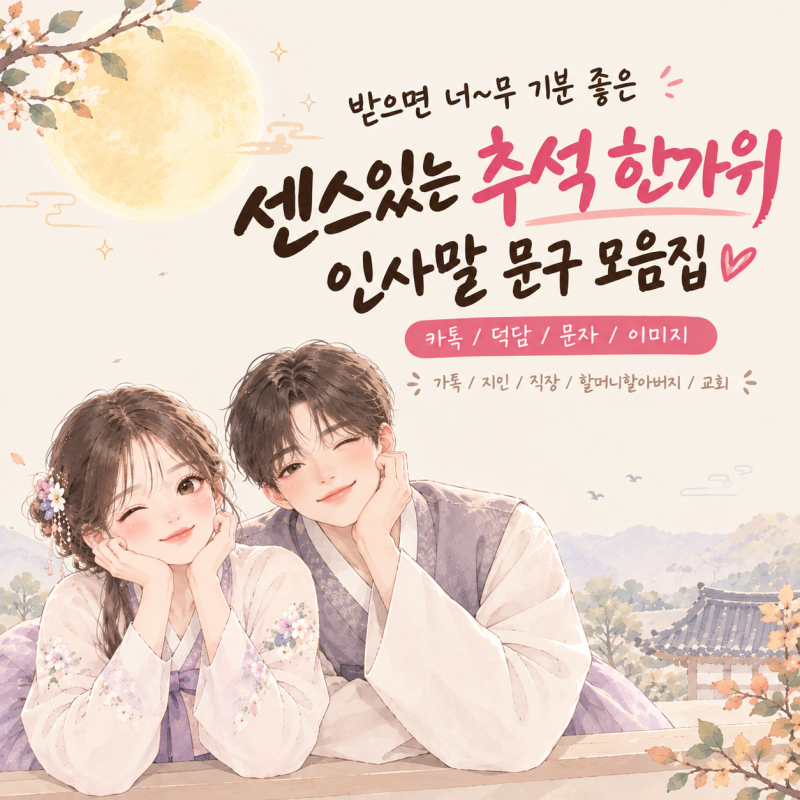 추석 인사말 문구 모음 : 받으면 기분 좋은 센스있는 한가위 인사말 이미지