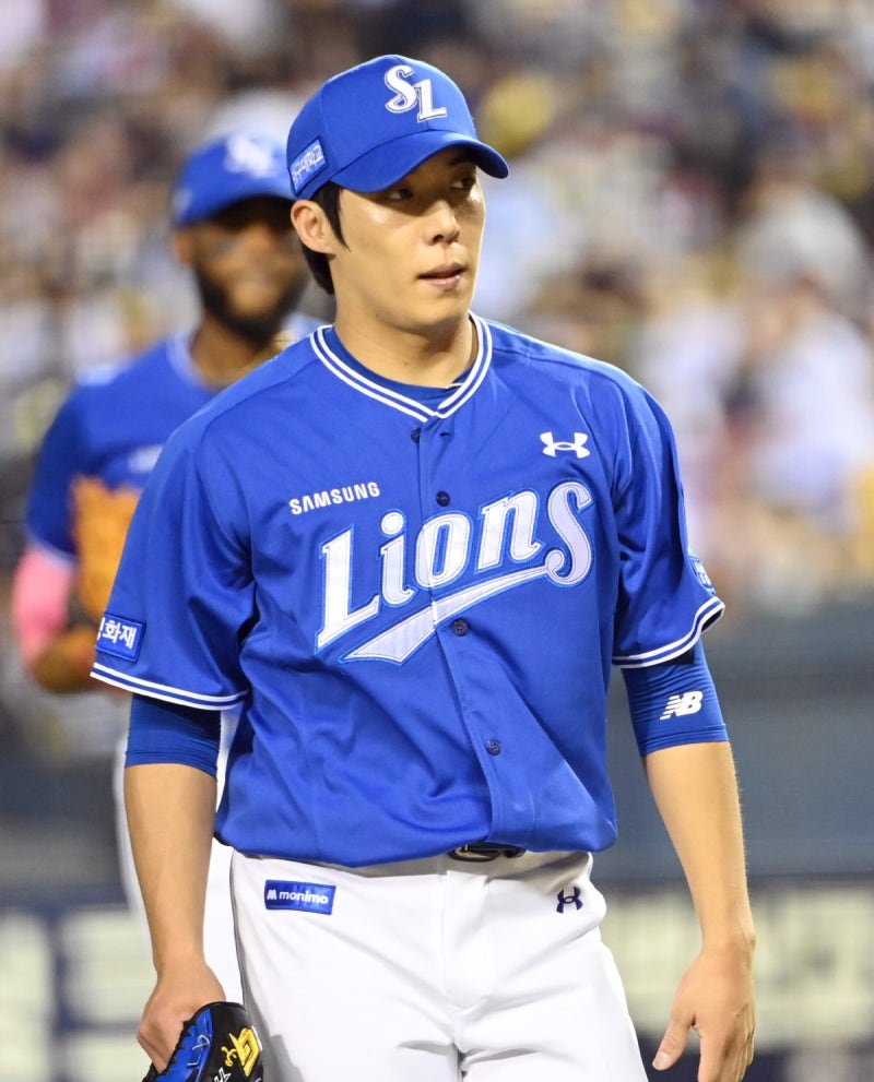 "한때는 푸른 피라더니 결국 터졌다..." 삼성 무너진 원태인 KIA행 이슈, 팬들 믿었는데 팩트 ....