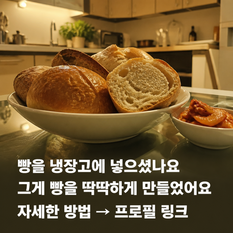 빵 냉동 보관법, 냉장고에 넣으면 안 되는 이유가 있었어요