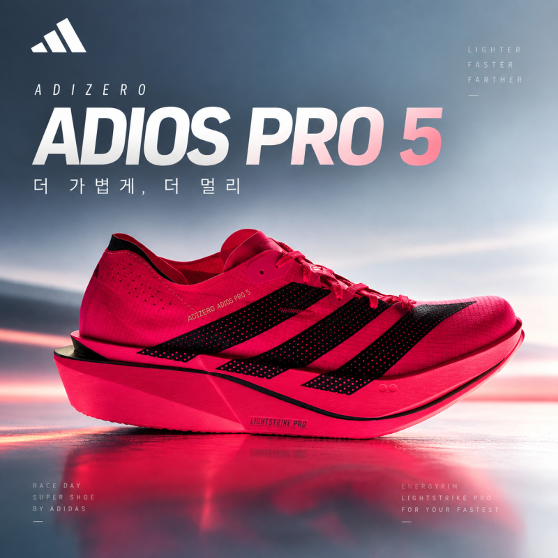 아디다스 아디오스 프로 5｜23g 가벼워졌다, 프로 4에서 바꿀 이유가 있을까?