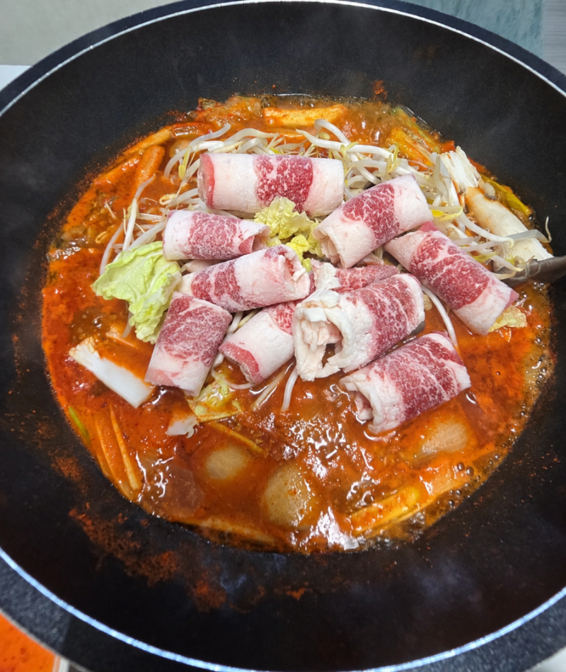 [레시피] 얼큰 칼칼한 등촌샤브샤브 초간단 황금레시피 & 월남쌈 재료