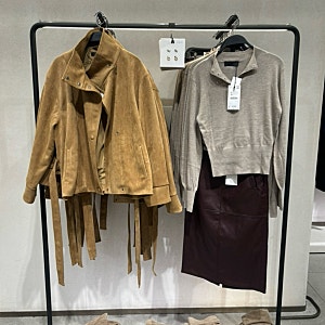 ZARA ::2026 가을신상,자라매장 구경/가을 어른여자 코디_스웨이드 가죽자켓,트위드