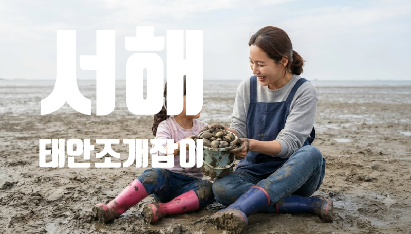 서해 태안 조개잡이, 10월에 아이와 가기 좋은 곳