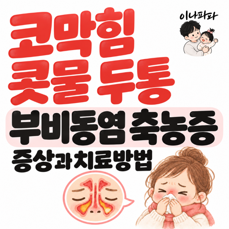코막힘 콧물 두통까지, 축농증으로 부르는 부비동염 증상