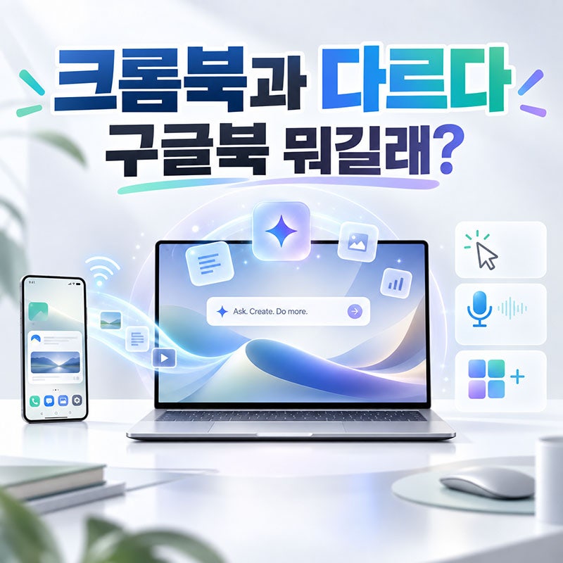 구글북 뭐길래? 크롬북과 다른 ‘제미나이 AI 노트북’ 사전예약 시작