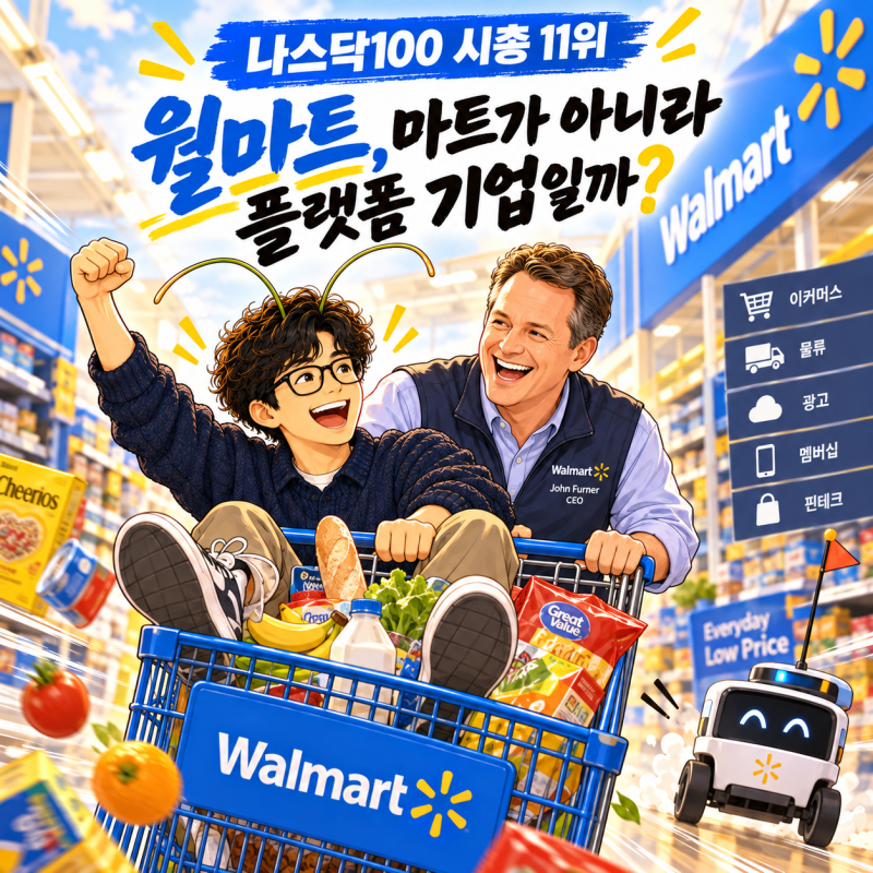 [나스닥100 시총 11위] 월마트 주식 분석｜마트가 아니라 플랫폼 기업일까?