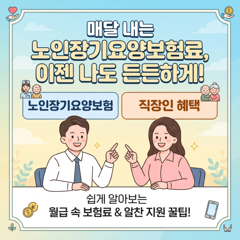 매달 내는 노인장기요양보험료, 내 돈 다 어디 가나요? (직장인 필독!)