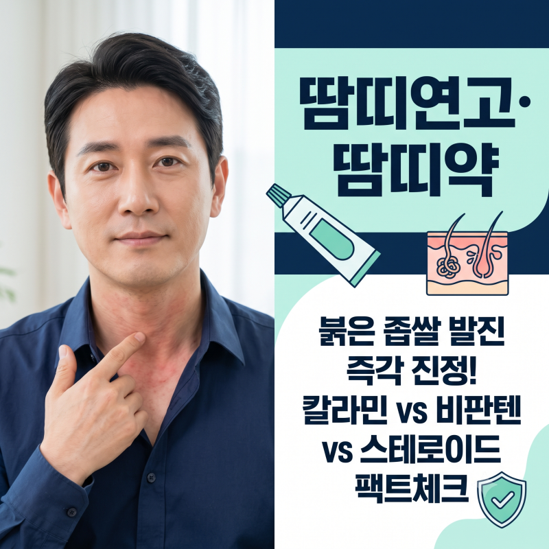 붉은 좁쌀 발진 잡는 땀띠연고 땀띠약 올바른 선택법