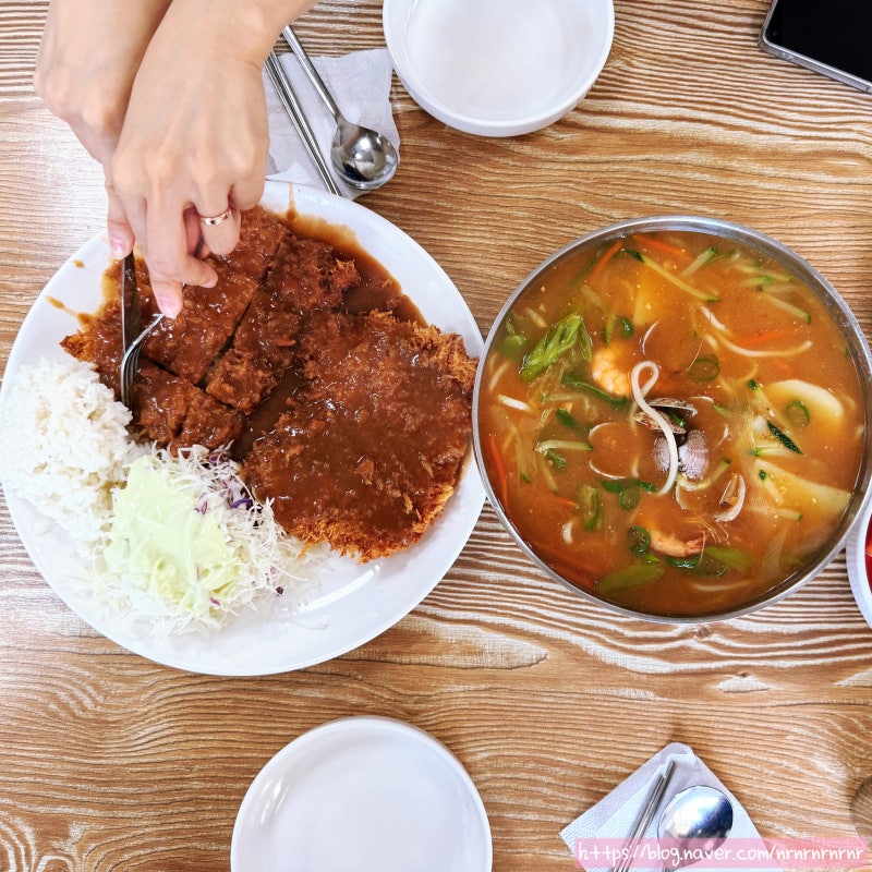 천안 신부동 맛집 장칼국수 평일 오픈런 된장칼국수 돈까스 조합 추천 및 주차 꿀팁
