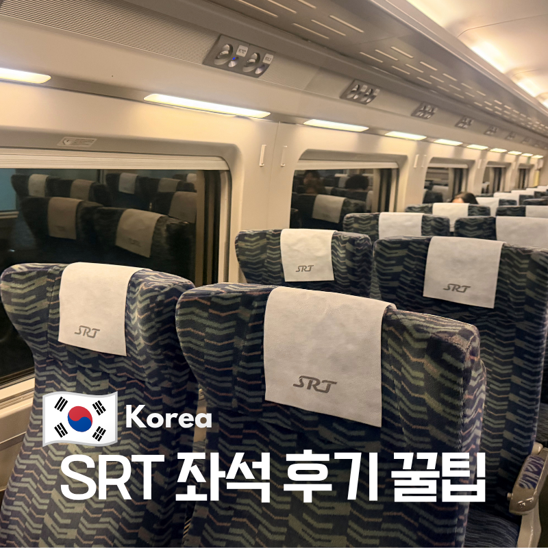 SRT 좌석 배치도 콘센트 화장실 와이파이 비번 자유석 입석