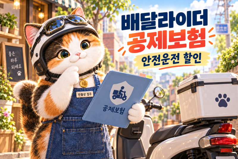 배달라이더 공제보험 최대 11% 할인｜안전교육·DTG·전면번호판 조건