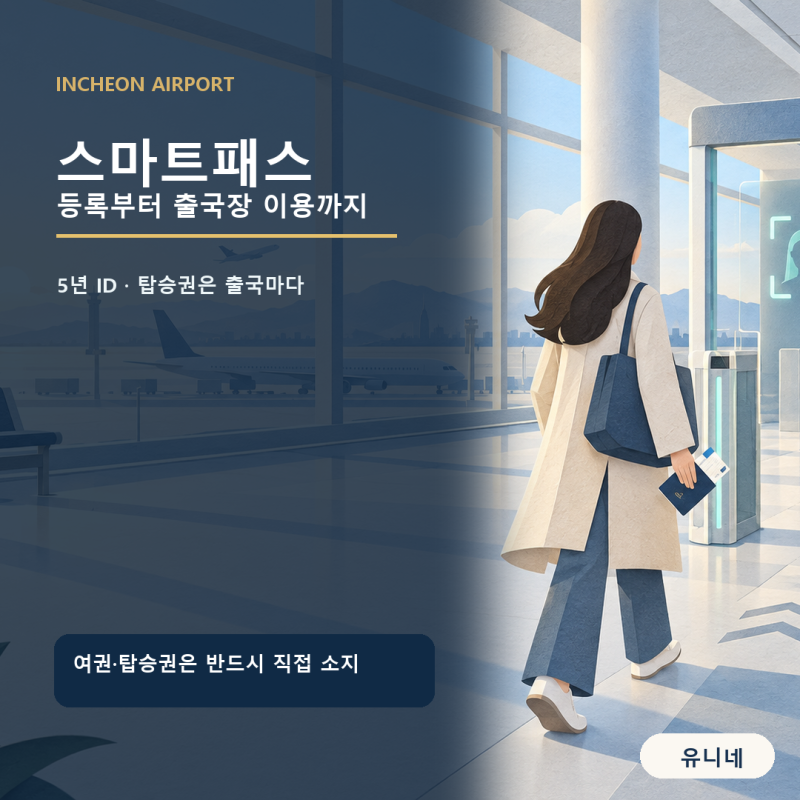 인천공항 스마트패스 총정리｜등록방법·전용출국장·아이 이용·탑승권 등록