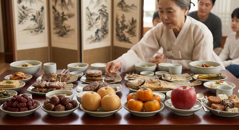 추석 명절 차례상 차림법 완벽 정리: 방향, 음식 배치, 주의할 점 총정리