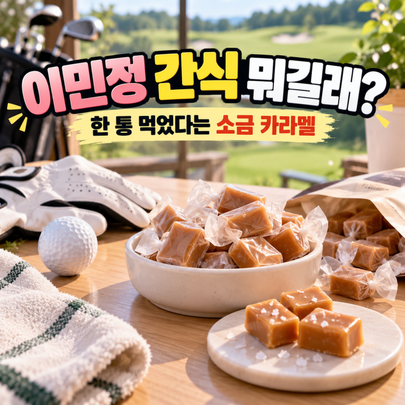 이민정 쿠팡간식 뭐길래? 이병헌 아내가 먹은 모리나가 소금 카라멜