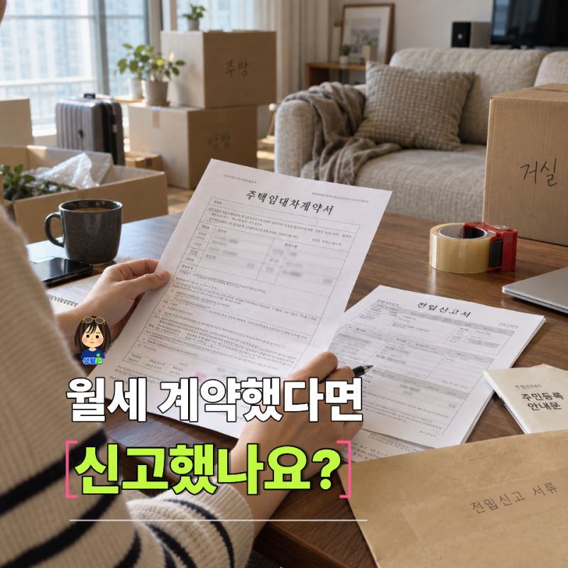 월세 계약하고 전입신고까지 했는데 끝? 임대차 신고 안 하면 달라지는 것