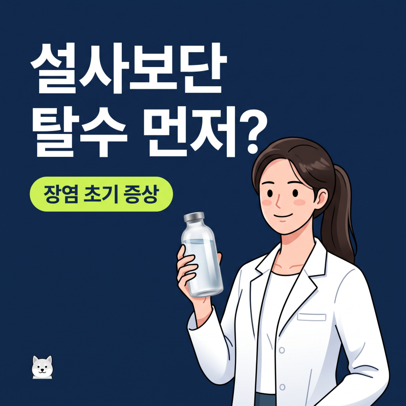 장염초기증상, 설사보다 먼저 살필 탈수 신호와 기준
