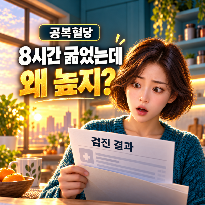 공복혈당, 8시간 굶었는데 왜 높을까? 야식 탓으로 넘기기 전에
