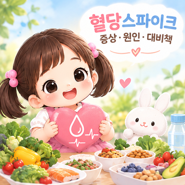 혈당스파이크 증상과 원인, 대비책｜식후 혈당 급상승을 예방하는 생활습관