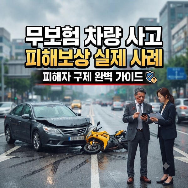 무보험 차량 사고 피해보상 실제 사례 (피해자 구제 완벽 가이드)