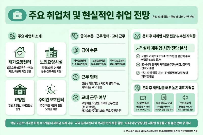 요양보호사 자격증 취득 비용, 교육 과정 및 취업 전망 총정리