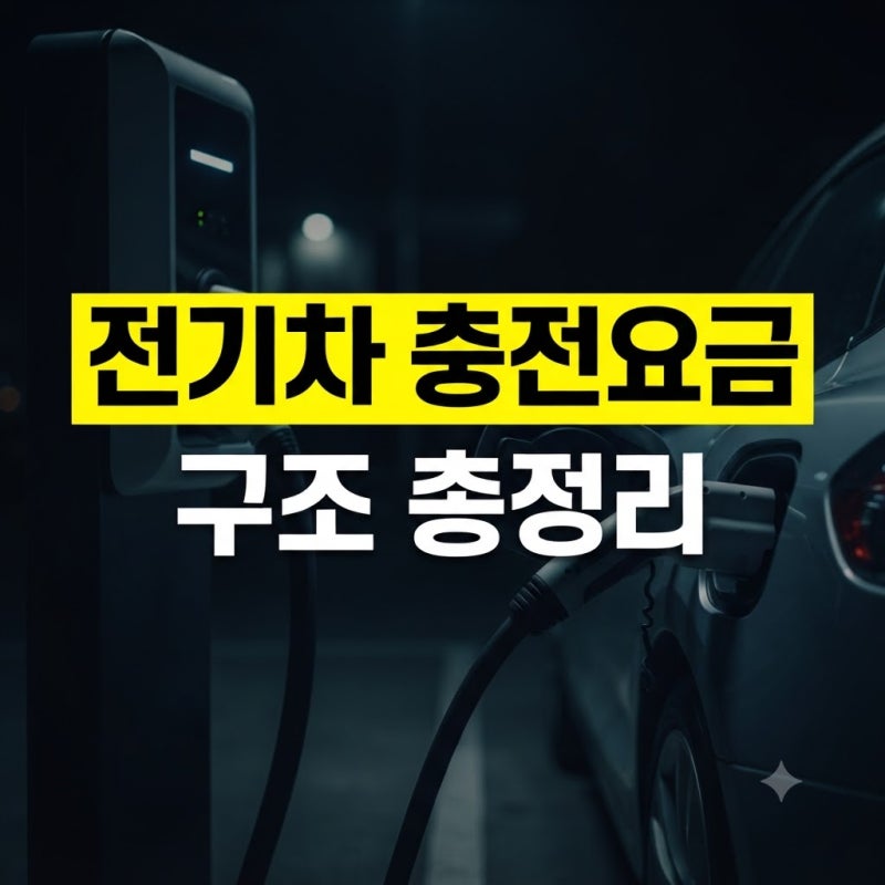 아파트 완속 vs 가정용 vs 사설 충전기: 전기차 충전요금 구조와 할인 총정리