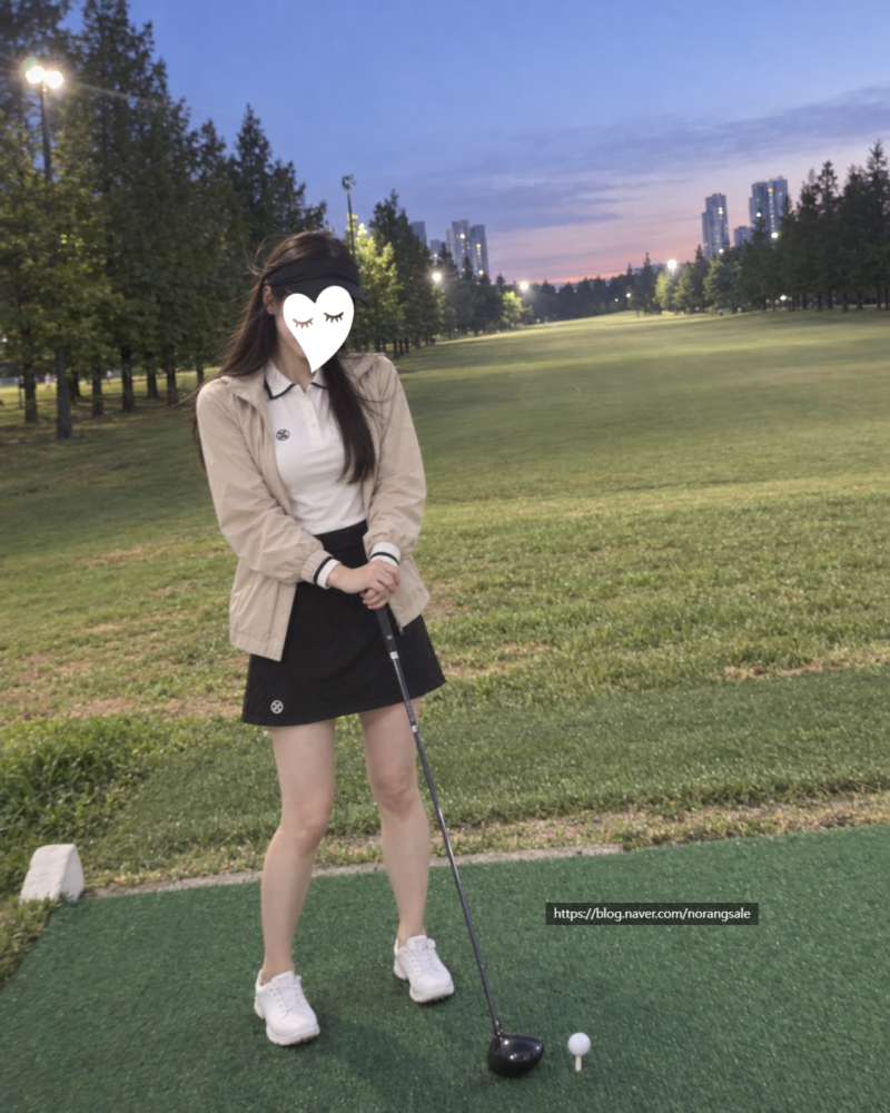 퍼디골프 4세트·젝시믹스골프 3가지 코디, 송도골프클럽 가을 라운딩룩