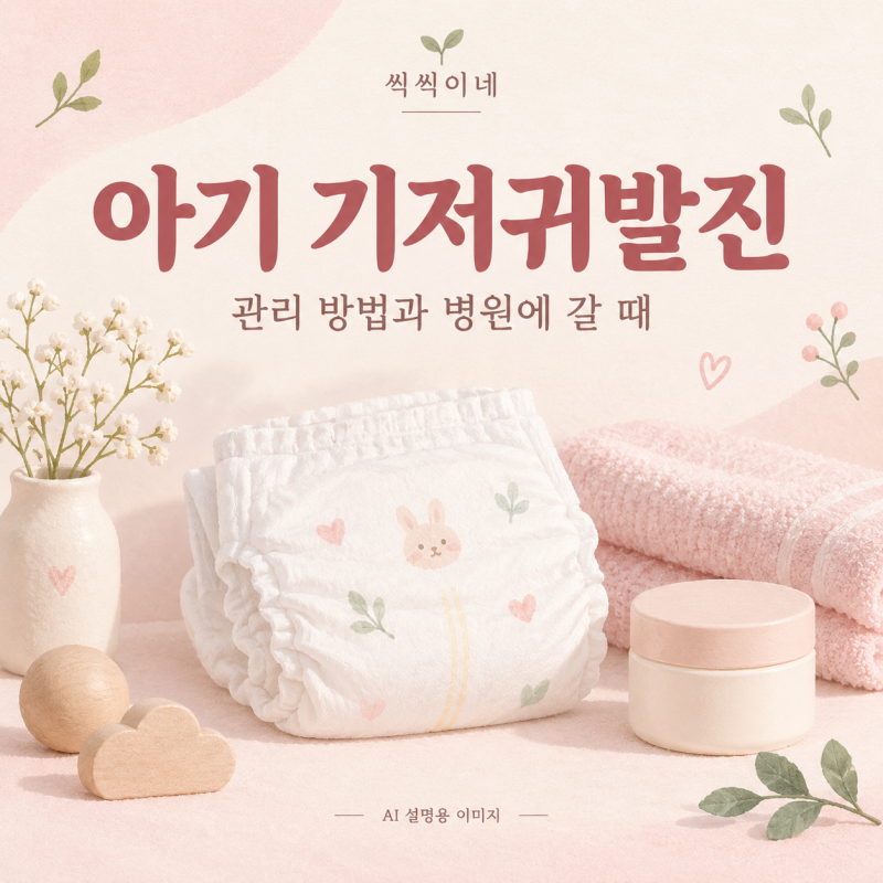 아기 기저귀발진, 집에서 관리하는 법과 연고·병원 진료 기준