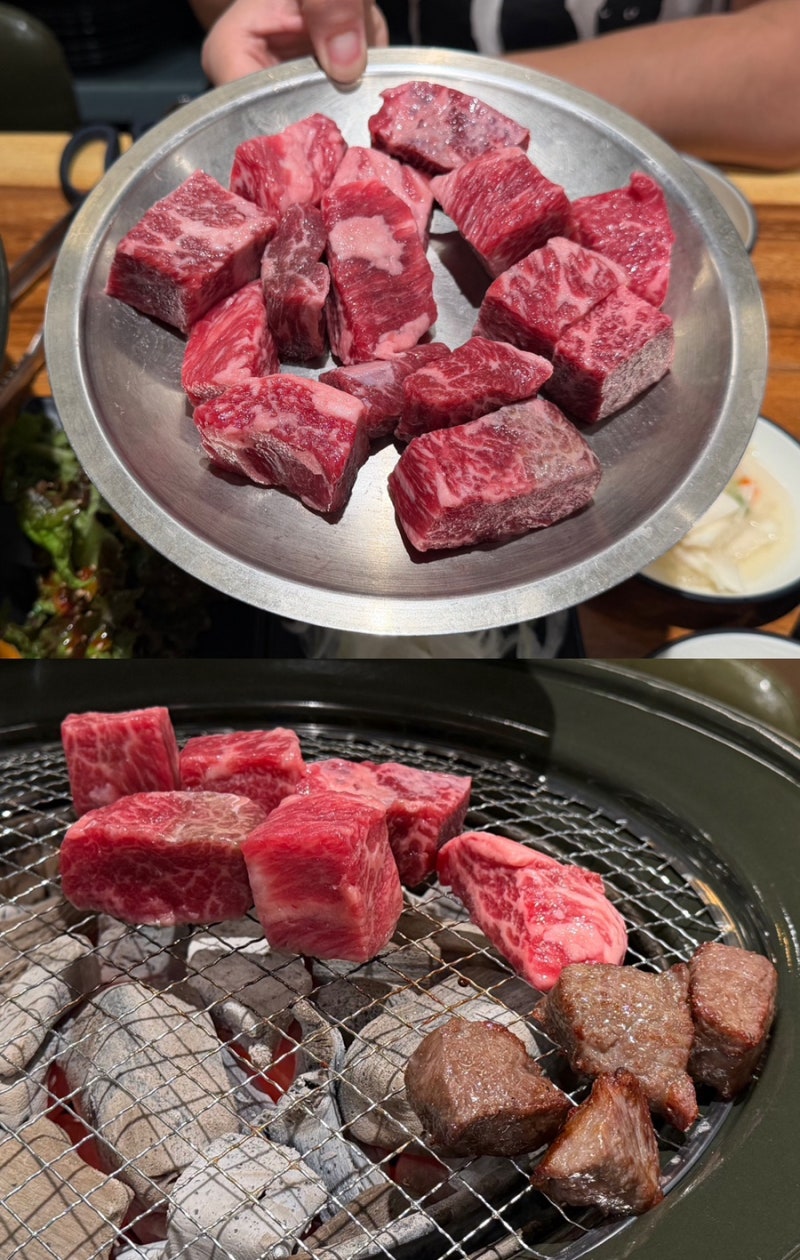 대전 월평동 맛집 가성비 깍두기 소고기 담가화로구이 후기