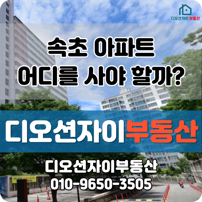 속초 아파트 어디를 사야 할까? 실거주라면 집값보다 이것부터 확인하세요