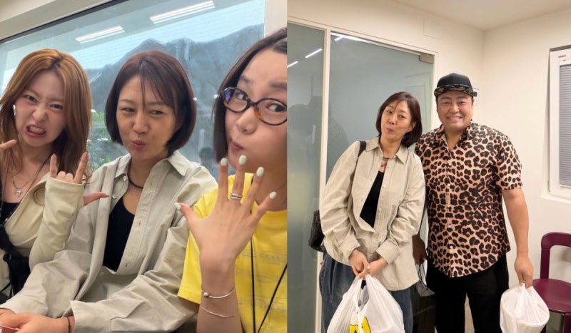 장윤정, 후배 박지현 찾아오자 "갑자기~" 깜짝 놀란 반응