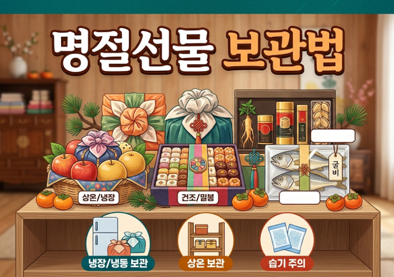 명절 선물로 받은 생선·전복·고기, 이렇게 보관하세요 (소비기한 총정리)