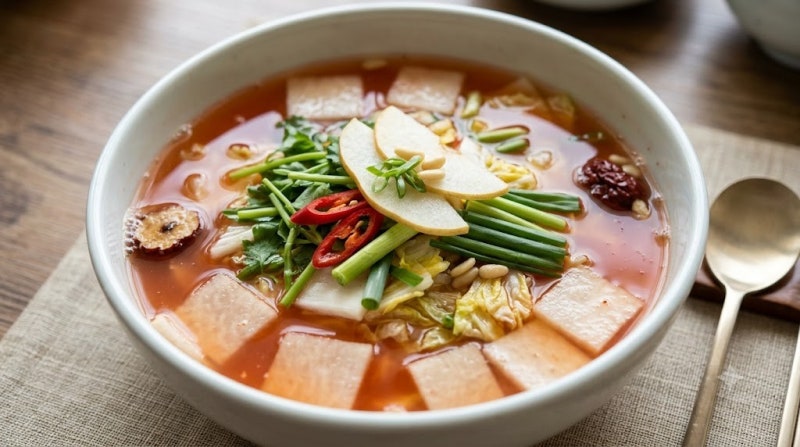 추석 나박물김치 초간단 레시피 절이지 않고 바로 만드는법