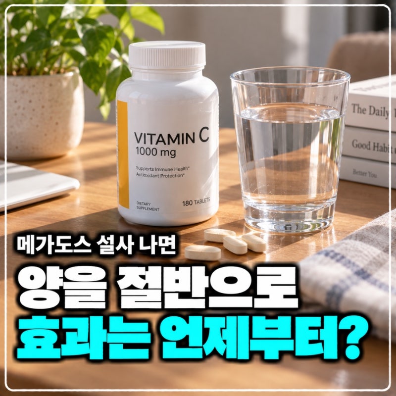 비타민C 메가도스 설사, 효과는 언제부터? 부작용과 시작 방법 정리