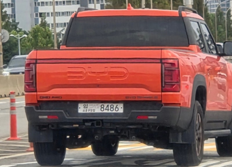 BYD 픽업트럭 국내 출시? 436마력의 플러그인 하이브리드 샤크6 픽업트럭
