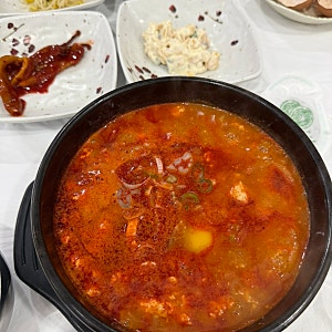 강릉 태백산맥식당 순두부찌개 내돈내산