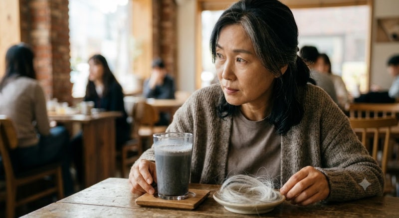검은콩 두유 마시면 흰머리 정말 없어질까? 새치 오해와 진실!
