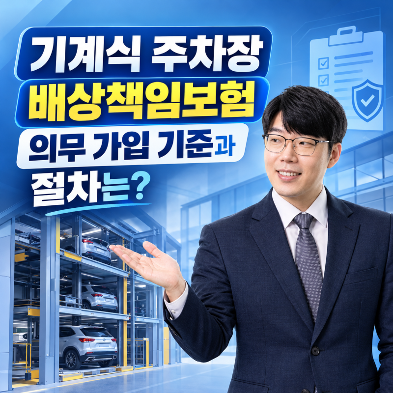 기계식 주차장 배상책임보험 의무 가입 기준과 절차는?