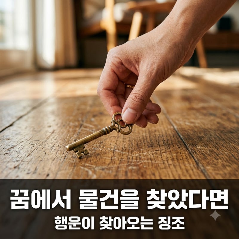 잃어버린 물건을 다시 찾는 꿈 해몽! 지갑 가방 열쇠 상황별 총정리