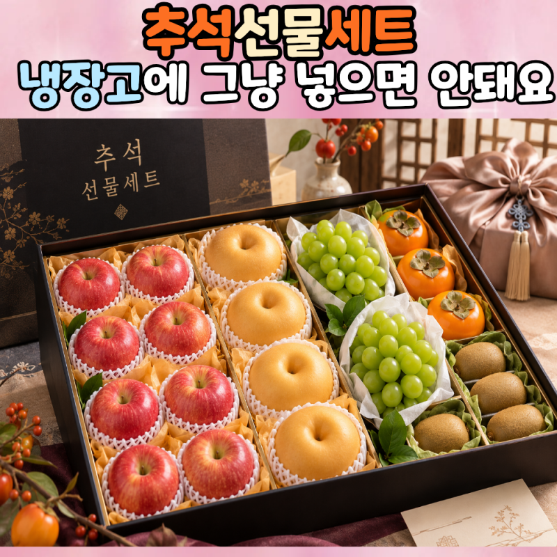 추석에 받은 추석선물세트 과일·한우·굴비, 이렇게 보관하세요