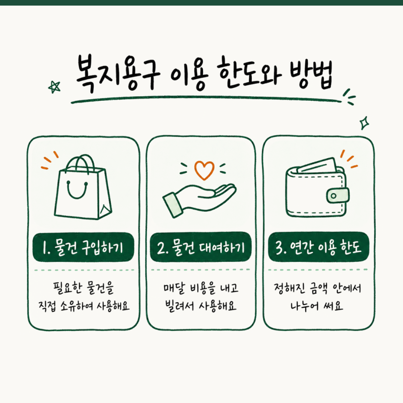 노인장기요양보험 복지용구, 무엇을 얼마나 받을 수 있나요