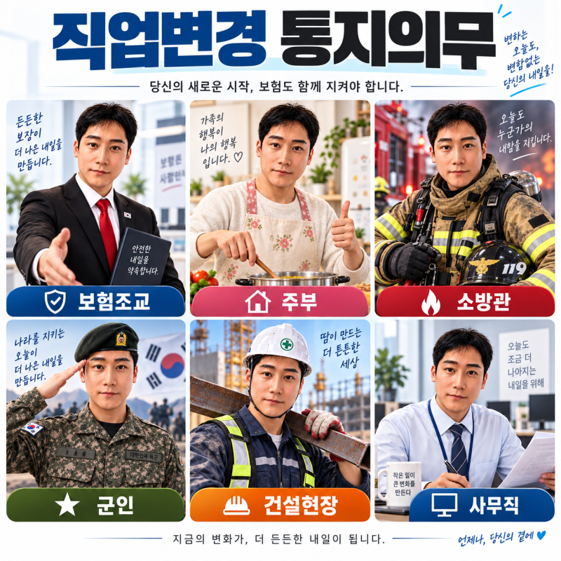 직무변경 등 통지의무에 관한 사항 (계약 후 알릴의무)