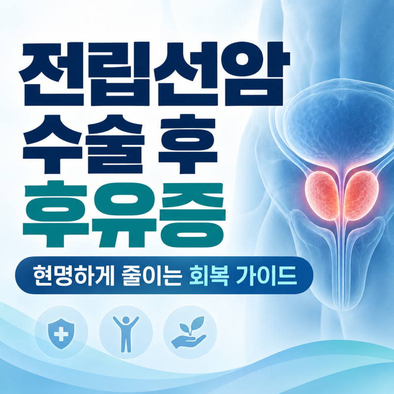 전립선암 수술 후 후유증 줄이는 팁 3가지
